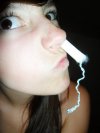 Tampon w nosie i szpan na facebooku