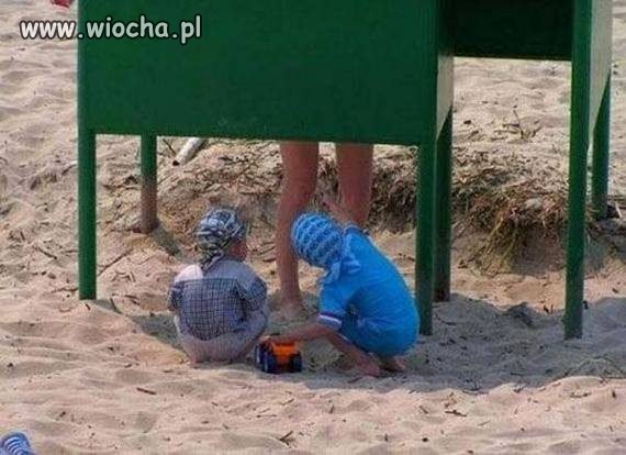 Na plaży