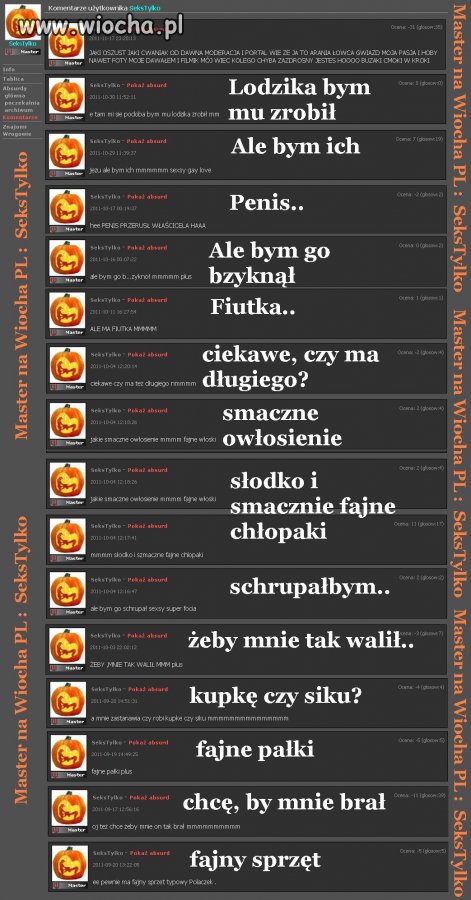 Petycja Wiocha PL odnośnie Mastera: SeksTylko (ARANIA)