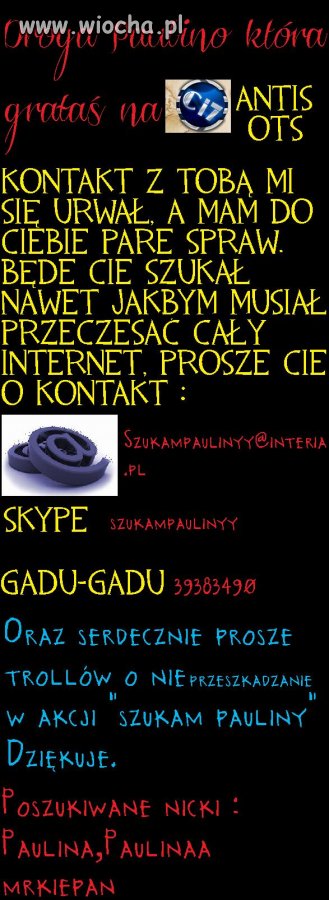 Szukam Pauliny