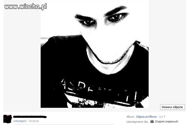 Zamazać sobie nos na Photoshop-ie.