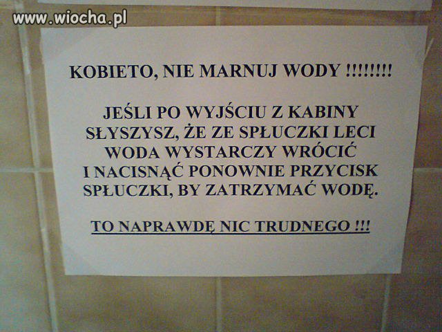 No właśnie kobieto