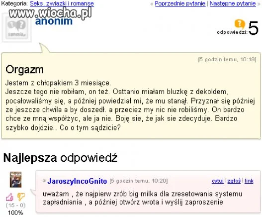 No i wyjaśnił tą sytuację 