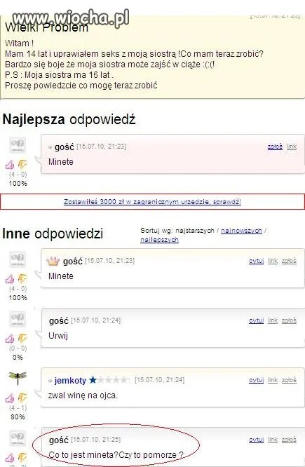 "Co to jest mineta? Czy to pomorze?"