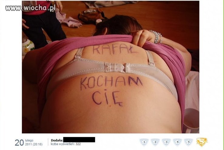 Romantyczne wyznanie miłości.