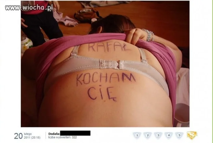 Romantyczne wyznanie miłości.