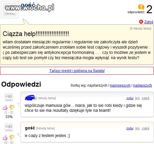 Ciąża.