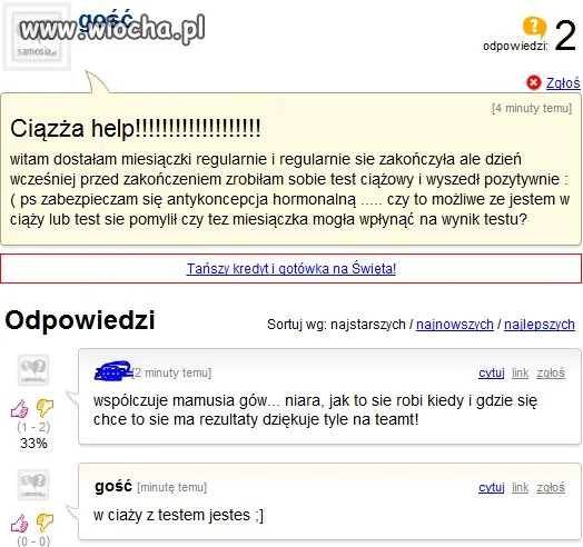 Ciąża.
