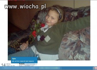 ''Jak coś to ten rosporek jest zepsuty''