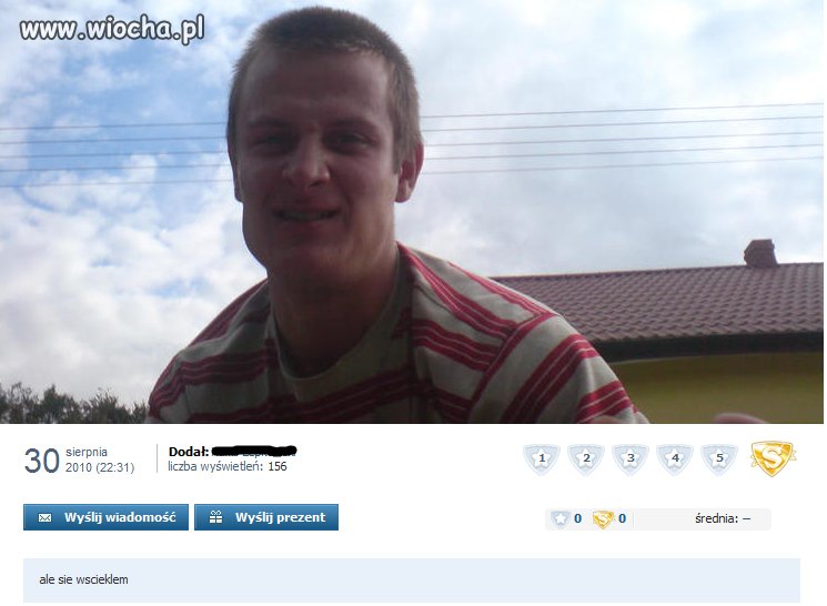 "Ale się wściekłem" 