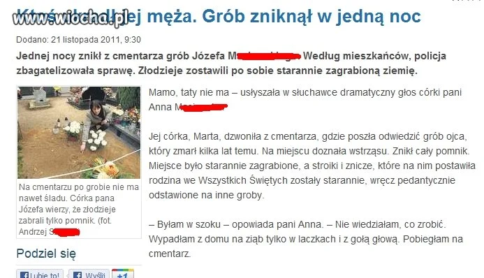 To dopiero wiocha. Nie rozumiem takich ludzi...