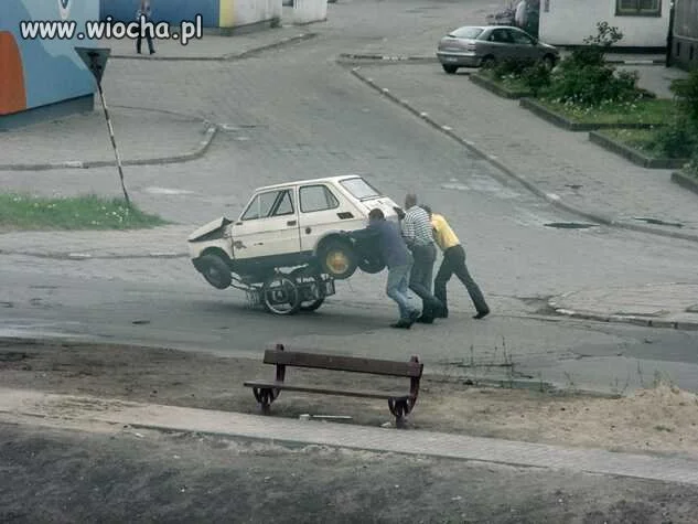 Maluch złom żule transport