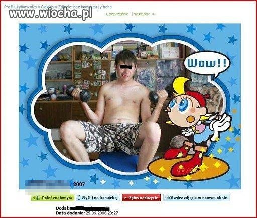 Ku*wa czesław chce zostać hardkorowym koksem...