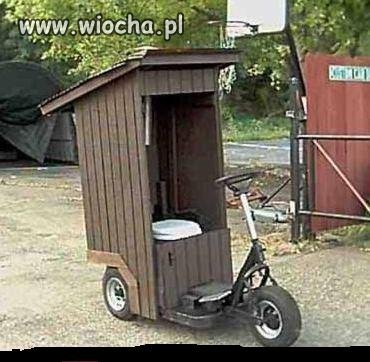Mistrzowski spłuk, królewski sraczyk, mobilna