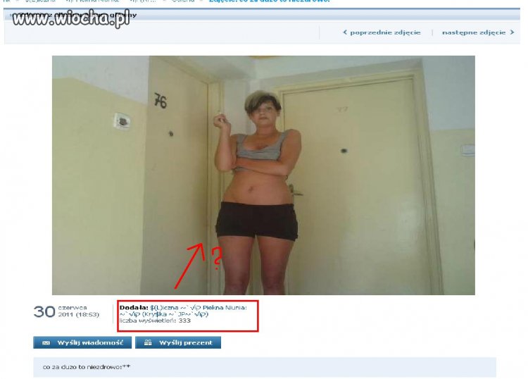 Śliczna? Piękna niunia? 