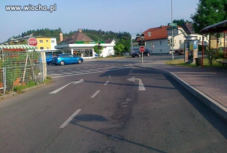 Bezkolizyjne skrzyżowanie.