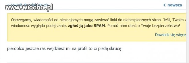 Ani "rasu" już nie wejdę na jego profil ... 