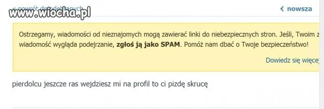 Ani "rasu" już nie wejdę na jego profil ... 