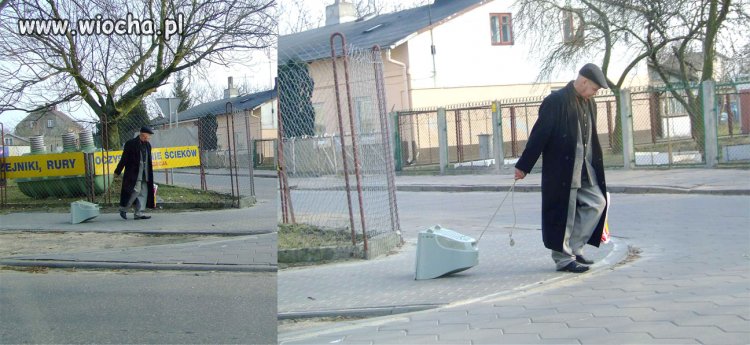 Nie chciało mu się nieść
