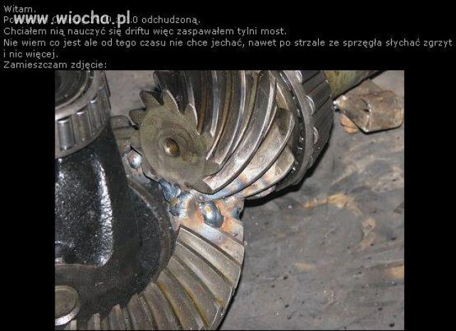 Chciał się nauczyć driftu