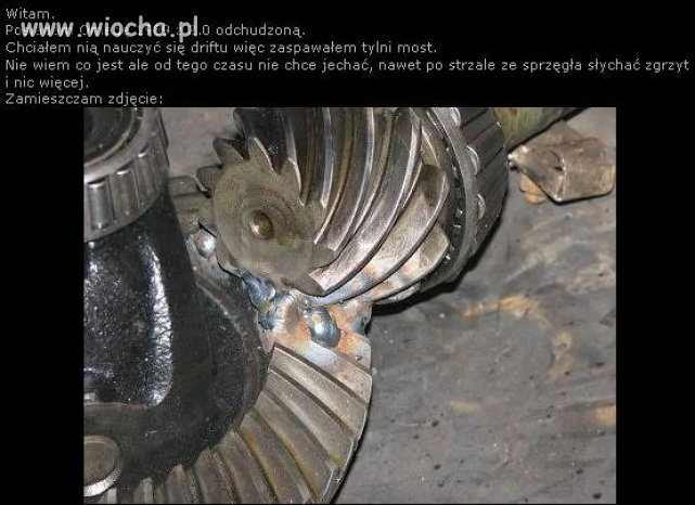 Chciał się nauczyć driftu