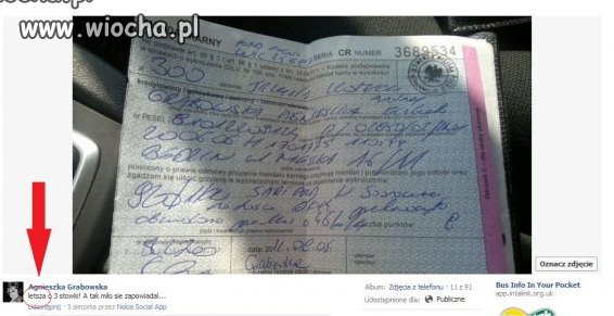 Nie ma jak się pochwalić swoją głupotą na fb