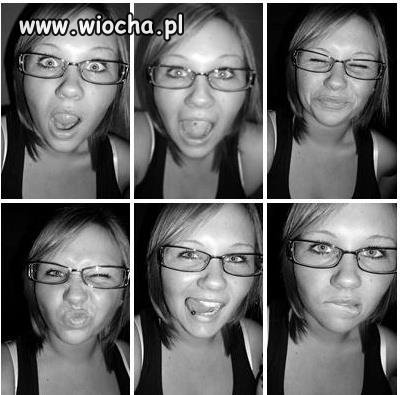 Foto 1 - przygotowanie do wzięcia do buzi Foto 2 - ssanie włączone Foto 3 - explosion & połyk  
