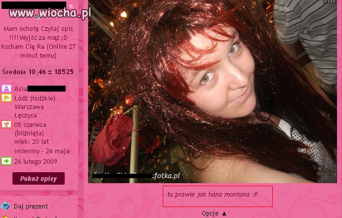 Prawie jak hannah montana  