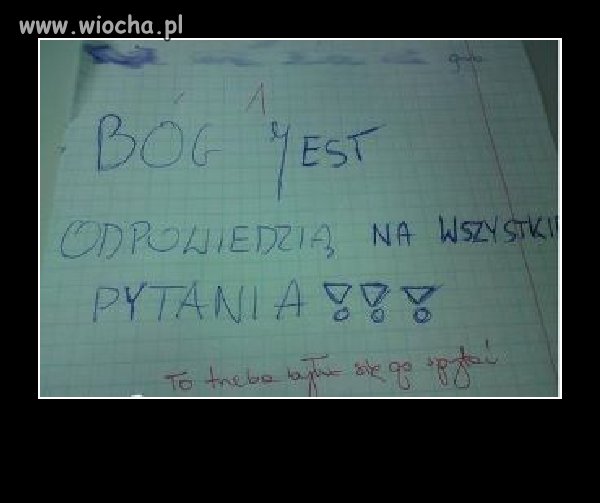 BÓG jest