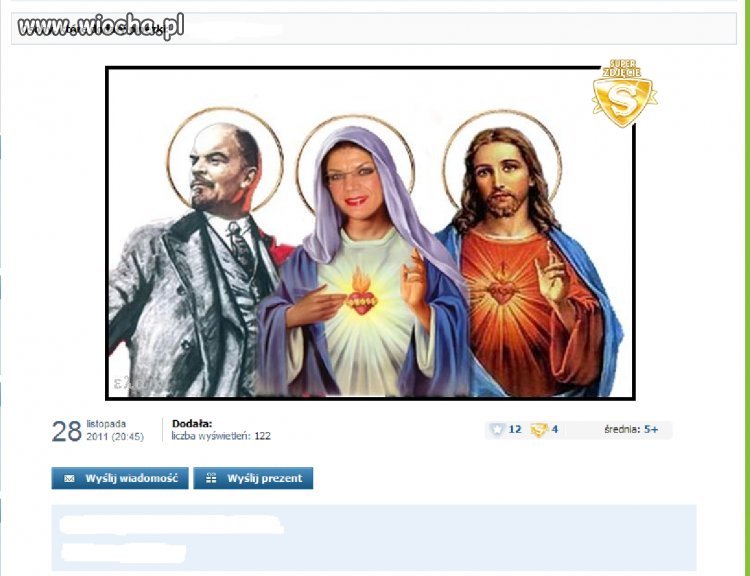 Ma ktoś propozycję czego pogratulować tej pani ???
