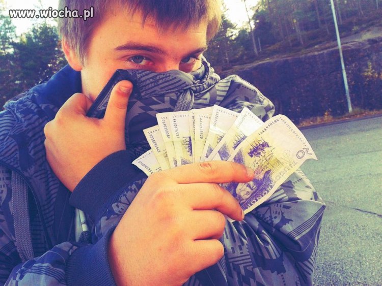180 kr w ręku.