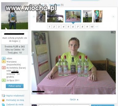 Chłopak ma 15 lat, a już tylko o wódce myśli.