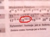 Godzina przyjazdu autobusu 