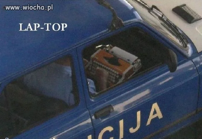 Policyjny sprzęt z lamusa