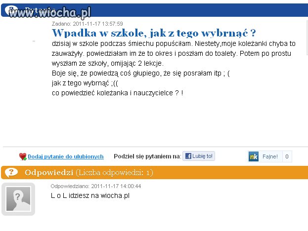 Wpadka !
