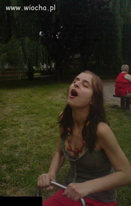 Co to? orgazm na huśtawce? 