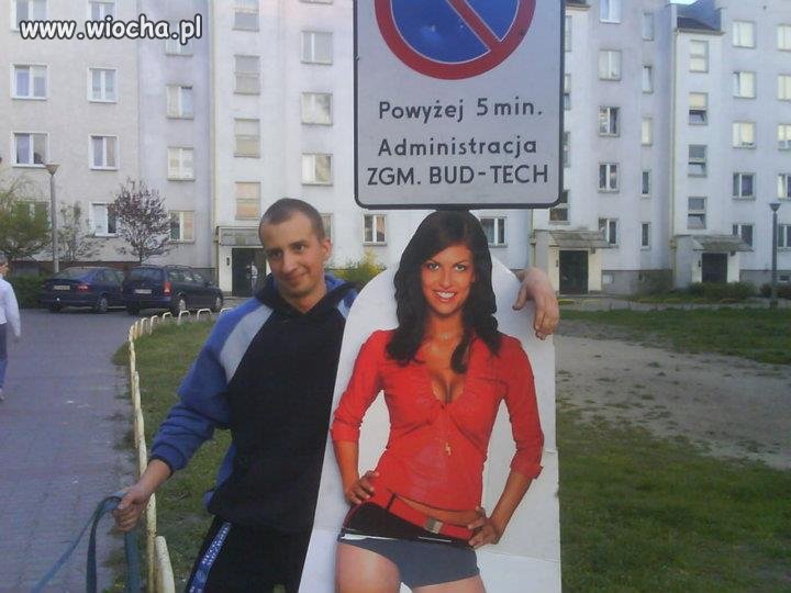 Dres i jego laska. 
