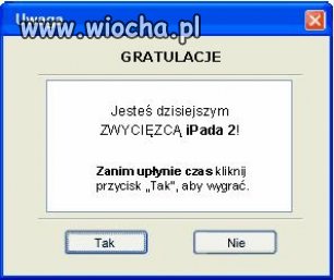 Wygrałeś iPada2 