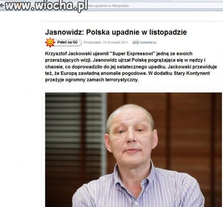 Największy jasnowidzek RP 