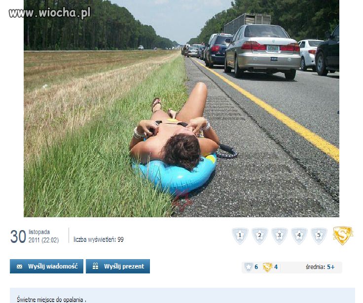 Idealne miejsce do opalania...