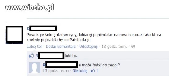 Może jakaś chętna? 