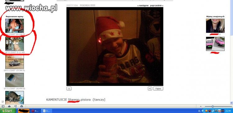 Dziecko bodajże 12 lat bo na więcej nie wygląda