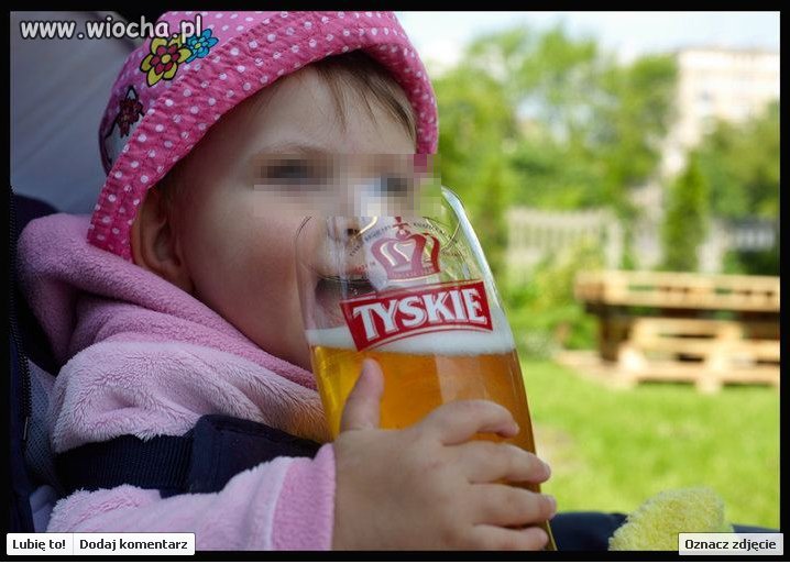 Nie ma to jak Piwko z dzidzią 