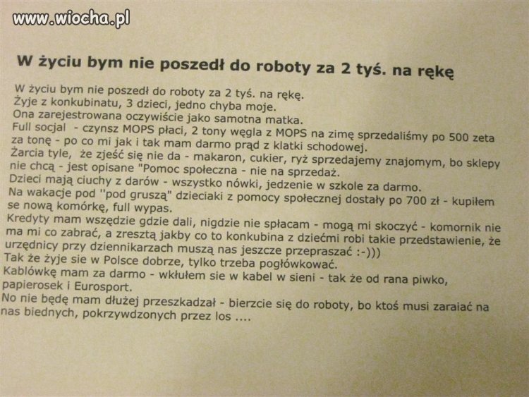 Każdy orze jak może...