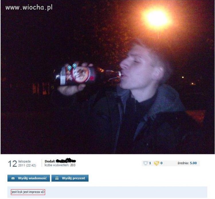 Jest byk jest impreza.
