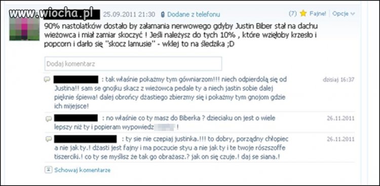 Obrońcy ''Dżastiego'' atakują. 