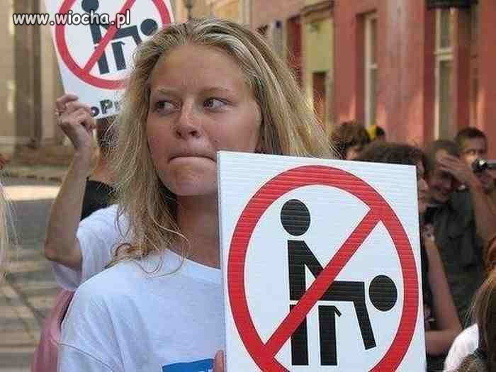 Razem z dziewczyną protestuję 