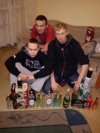 Dzieci dorwały się do alkoholu.
