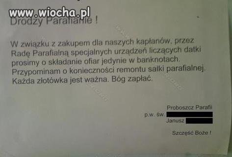 Drodzy parafianie