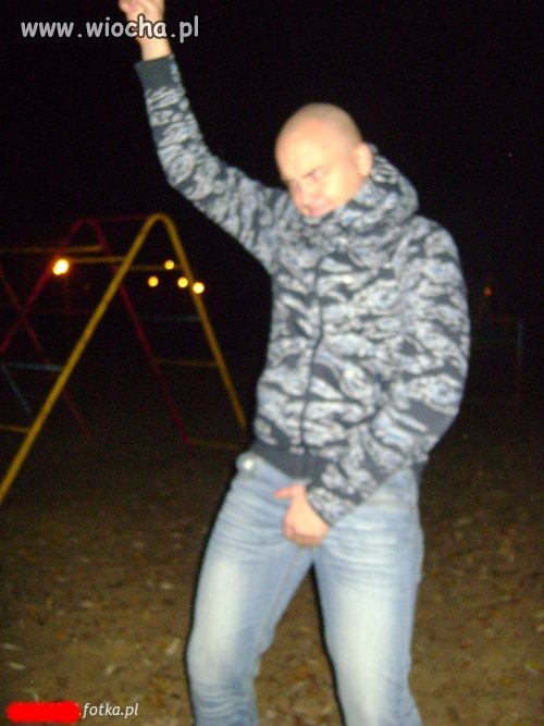 Takie tam na placu zabaw. 